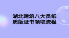 湖北建筑八大員紙質(zhì)版證書(shū)領(lǐng)取流程