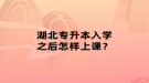 湖北專升本入學之后怎樣上課？