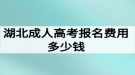 湖北成人高考報(bào)名費(fèi)用多少錢