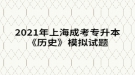 2021年上海成考專升本《歷史》模擬試題二