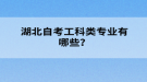 湖北自考工科類專業(yè)有哪些？