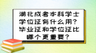 湖北成考本科學(xué)士學(xué)位證有什么用？畢業(yè)證和學(xué)位證比哪個更重要？