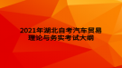 2021年湖北自考汽車貿(mào)易理論與務(wù)實(shí)考試大綱