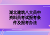 湖北建筑八大員中資料員考試報(bào)考條件及報(bào)考辦法