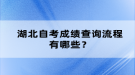 湖北自考成績(jī)查詢流程有哪些？