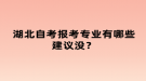 湖北自考報(bào)考專業(yè)有哪些建議沒？