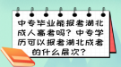 中專畢業(yè)能報(bào)考湖北成人高考嗎？中專學(xué)歷可以報(bào)考湖北成考的什么層次？