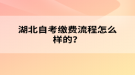 湖北自考繳費(fèi)流程怎么樣的？