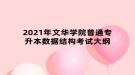 2021年文華學院普通專升本數(shù)據(jù)結(jié)構(gòu)考試大綱