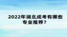 2022年湖北成考有哪些專業(yè)推薦？