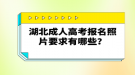 湖北成人高考報(bào)名照片要求有哪些？