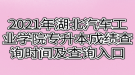 2021年湖北汽車工業(yè)學(xué)院專升本成績查詢時間及查詢?nèi)肟? style=