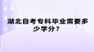 湖北自考?？飘厴I(yè)需要多少學(xué)分？