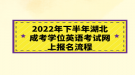 2022年下半年湖北成考學(xué)位英語(yǔ)考試網(wǎng)上報(bào)名流程