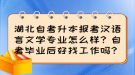 湖北自考升本報(bào)考漢語言文學(xué)專業(yè)怎么樣？自考畢業(yè)后好找工作嗎？