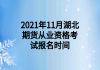 2021年11月湖北期貨從業(yè)資格考試報名時間