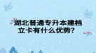 湖北普通專升本建檔立卡有什么優(yōu)勢(shì)？