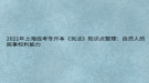 2021年上海成考專升本《民法》知識點整理：自然人的民事權利能力