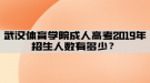 武漢體育學(xué)院成人高考2019年招生人數(shù)有多少？