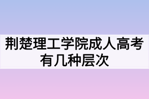 荊楚理工學(xué)院成人高考有幾種層次？哪個(gè)層次招生專業(yè)最多